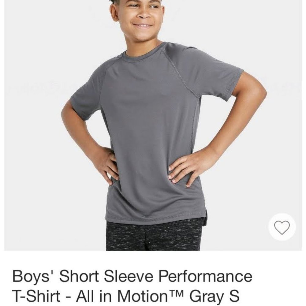 Boys' Short Sleeve Performance T-Shirt-S